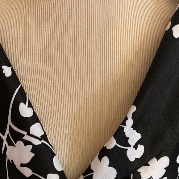 Dressbarn 3X  jacket / button down shirt/ blazer black and white - Picture 5 of 13